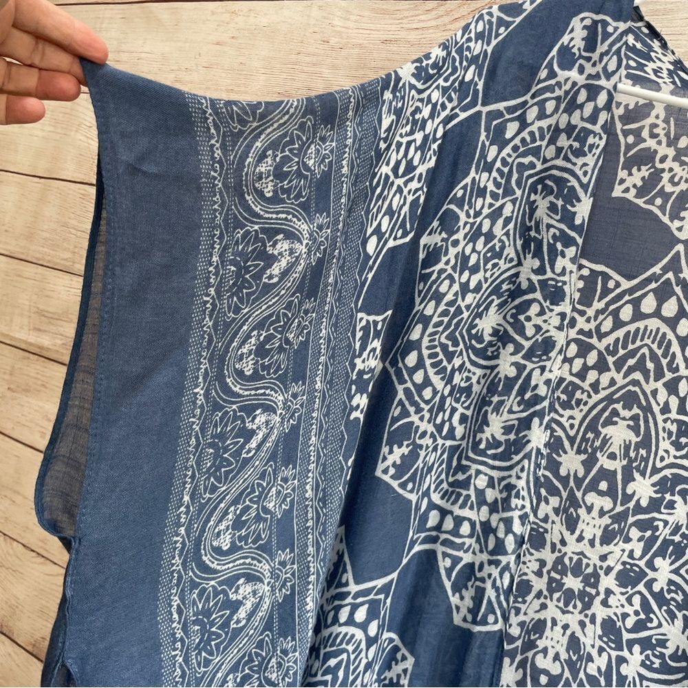MOSS ROSE BANDANA PRINT DUSTER‎ - Picture 4 of 11